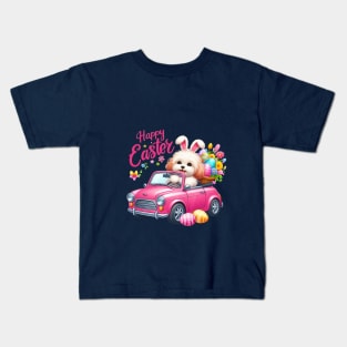 Maltipoo Easter Bunny Kids T-Shirt